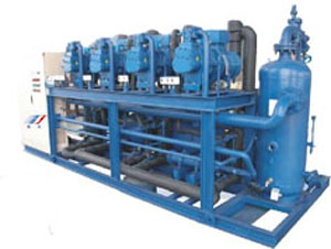 螺桿式雙級并聯(lián)機(jī)組